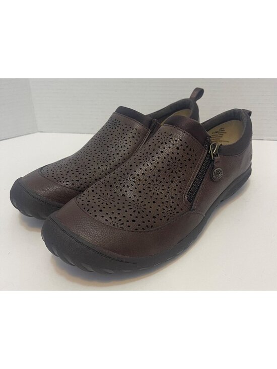 JBU Shoes - JBU Women’s Avery Casual Slip-On Shoes Brown Sz 8.5